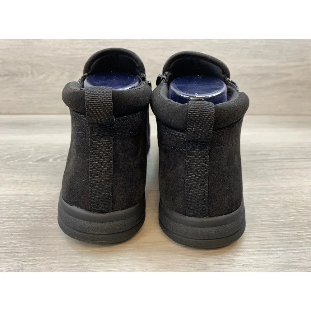 Clarks Cloudsteppers Breeze Clover Black Ankle Boots Women's 11 Comfort Shoes